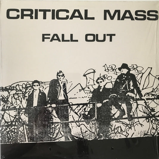 Image of Front Cover of LP - VG/VG - CRITICAL MASS, Fall Out (Reaction Records ; none, US 1986, Insert), Strong VG, Sleeve Creased,  - 3826151E