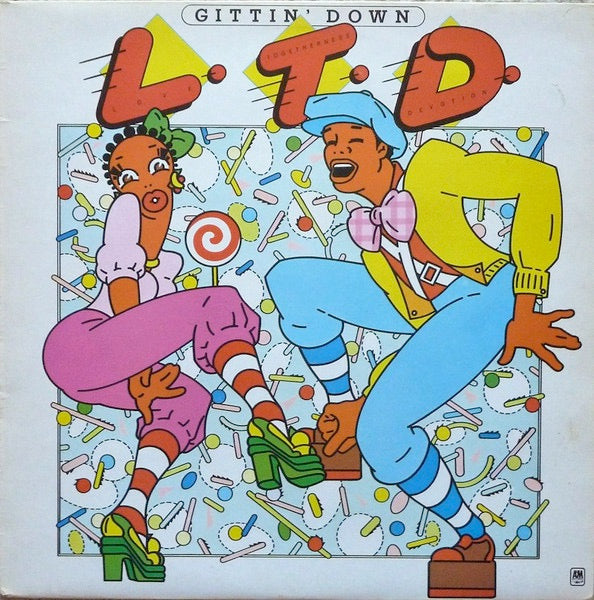 Image of Front Cover of LP - VG/VG - L.T.D., Gittin' Down (A&M Records; AMLS 63660, UK 1974), Solid VG across the board.,  - 3816383C