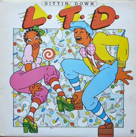 Image of Front Cover of LP - VG/VG - L.T.D., Gittin' Down (A&M Records; AMLS 63660, UK 1974), Solid VG across the board.,  - 3816383C