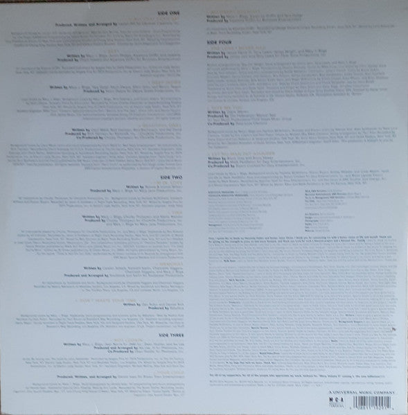 Image of Back Cover of 2xLP - VG/VG+ - MARY J. BLIGE, Mary (MCA Records; 11929, Europe 1999), ,  - 3846206S