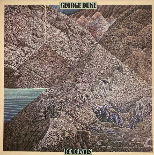 Image of Front Cover of LP - VG/G+ - GEORGE DUKE, Rendezvous (Epic; EPC 26059, Europe 1984, Inner), Lighter marks mainly. Sleeve discoloured and with slight wear; sticker on front; light staining,  - 3816331C