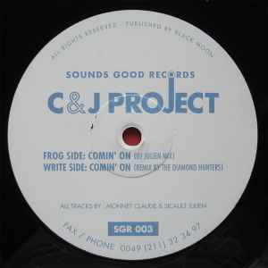 Image of Front Cover of LP - /G+ - C & J PROJECT, Comin' On (Sounds Good Records; SGR 003, Germany 1994), ,  - 3846209S
