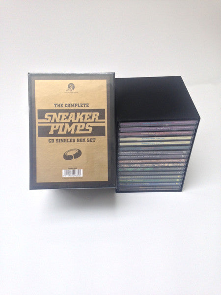 Image of Back Cover of 17xCD - G+/VG+ - SNEAKER PIMPS, The Complete Sneaker Pimps CD Singles Box Set (One Little Indian; CUP061BOX, UK 2008, Box Set), Box intact with signs of storage wear, CDs in great condition. ,  - 3856112S