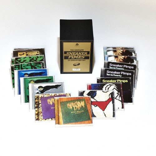 Image of Label Cover of 17xCD - G+/VG+ - SNEAKER PIMPS, The Complete Sneaker Pimps CD Singles Box Set (One Little Indian; CUP061BOX, UK 2008, Box Set), Box intact with signs of storage wear, CDs in great condition. ,  - 3856112S