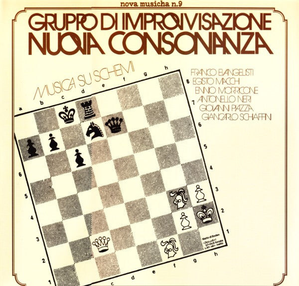 Image of Front Cover of LP - VG/VG - GRUPPO DI IMPROVVISAZIONE NUOVA CONSONANZA, Musica Su Schemi (Get Back; GET 6109, Italy 2002 Reissue, Gatefold, Inner, Experimental Collective Featuring Ennio Morricone), ,  - 3816403C