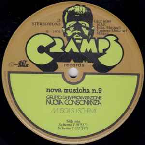 Image of Label Cover of LP - VG/VG - GRUPPO DI IMPROVVISAZIONE NUOVA CONSONANZA, Musica Su Schemi (Get Back; GET 6109, Italy 2002 Reissue, Gatefold, Inner, Experimental Collective Featuring Ennio Morricone), ,  - 3816403C