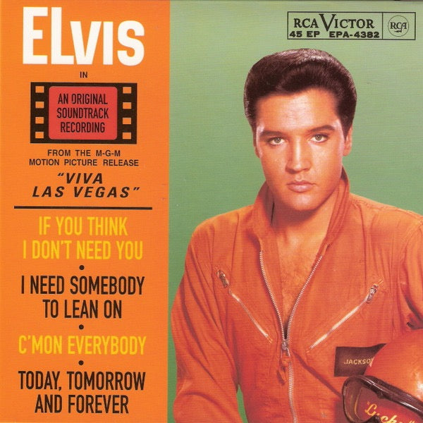 Image of Front Cover of CD - VG+/VG+ - ELVIS PRESLEY, Viva Las Vegas (Follow That Dream Records; 8287650412-2, Europe 2003, 7" Triple Gatefold, Booklet), ,  - 3816418C