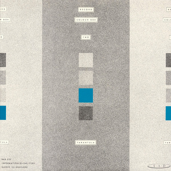 Image of Back Cover of 12" - VG/VG+ - COLOUR BOX, Breakdown (4AD; BAD 215, UK 1982, Picture Sleeve), Very light ring wear to sleeve, strong VG. Clean disc.,  - 3846105S