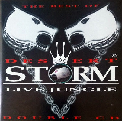 Image of Front Cover of 2xCD - VG+/G+ - VARIOUS, The Best Of Desert Storm Live Jungle (Desert Storm Rave Promotions; DSCD1, UK 1994, Double CD Case), ,  - 3816422C