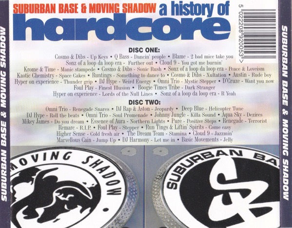 Image of Back Cover of 2xCD - VG+/VG+ - KENNY KEN, A History Of Hardcore (Suburban Base Records; JOINT 3CD, UK 1995, Fatbox Jewel Case, Insert), ,  - 3816423C