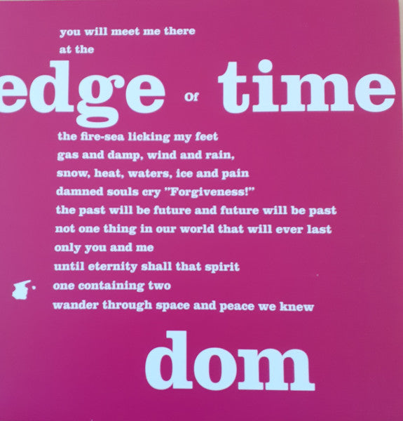 Image of Front Cover of 2xLP - VG+/VG+ - DOM, Edge Of Time (Second Battle; SB LP 063, Germany 2000s Reissue, Gatefold, Disc 2 is Single Sided. ), ,  - 3826018E