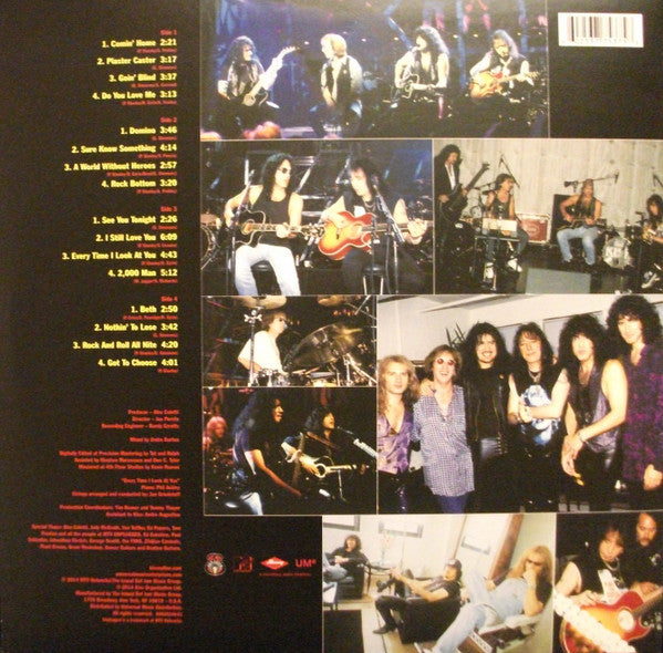 Image of Back Cover of 2xLP - EX/EX - KISS, MTV Unplugged (Mercury; B0020248-01, US 2014, Poster, 180g Vinyl), Opened Instore, Still In Stickered Shrinkwrap,  - 3826017E