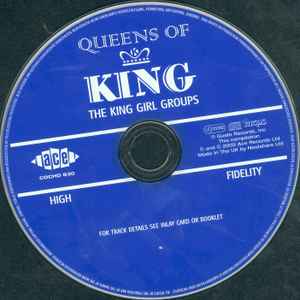Image of Label Cover of CD - VG+/VG+ - VARIOUS, The Queens Of King (The King Girl Groups) (Ace; CDCHD830, UK 2002, Jewel Case, Booklet), Promo Stamp on Reverse,  - 3816461C