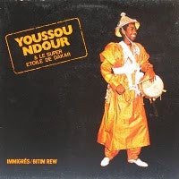 Image of Front Cover of LP - G+/G+ - YOUSSOU NDOUR & LE SUPER ETOILE DE DAKAR, Immigr s / Bitim Rew (Celluloid; CEL 6709, France 1985), Sleeve worn and damaged at spine and edges,  - 3816533C