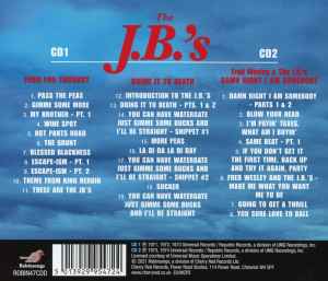 Image of Back Cover of 2xCD - VG+/VG+ - THE J.B.'S / FRED WESLEY & THE JB'S, Food For Thought / Doing It To Death / Damn Right I Am Somebody (Robinsongs; ROBIN47CDD, UK 2021, Jewel Case), ,  - 3836207E