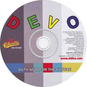Image of Label Cover of CD - VG+/VG - DEVO, Duty Now For The Future (Collectables; COL-CD-6554, US 2005 Reissue, Japanese Style 7" Sleeve, One Sheet Insert , Booklet), ,  - 3816465C