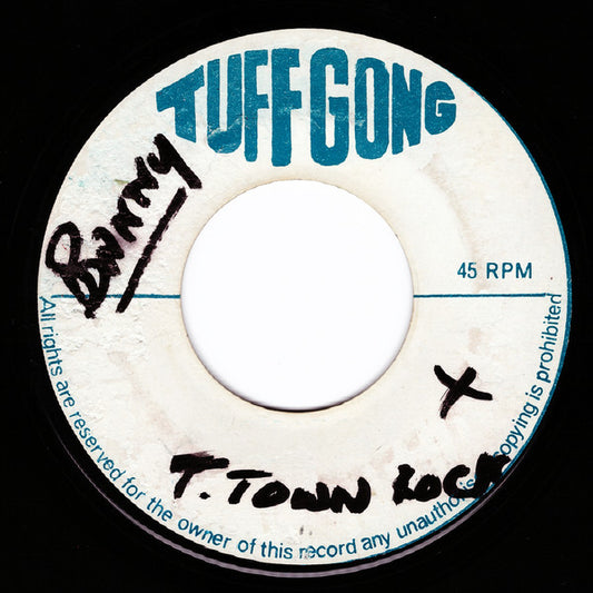 Image of Front Cover of 7" - /G+ - BOB MARLEY AND THE WAILERS, Trench Town Rock (Tuff Gong; none, Jamaica 1971), Light marks only. Stamps on A side. Artist/ title sticker on label.,  - 3826312E