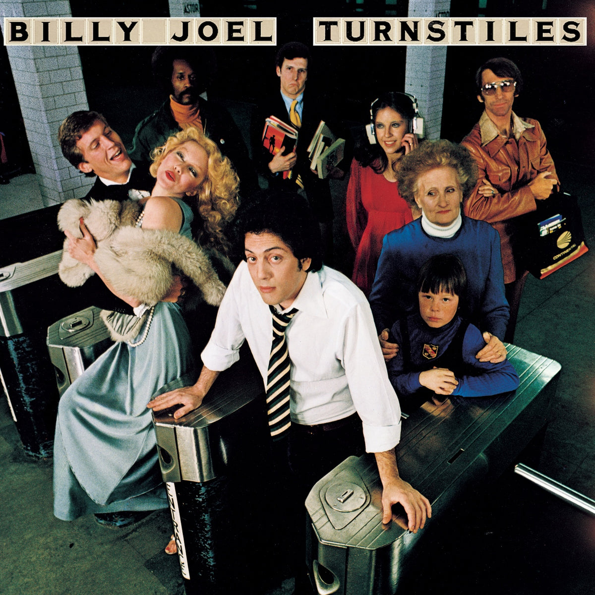 Image of Front Cover of LP - NEW/NEW - BILLY JOEL, Turnstiles (Sony; 19958468901, UK 2026 Reissue, Limited Edition Subway Token Gold Vinyl), , The fourth studio album by Billy Joel, originally released on May 19, 1976. Includes the iconic track “New York State Of Mind” and pressed on subway token gold vinyl.. - 9414634C