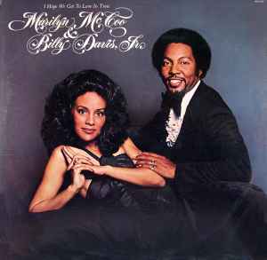 Image of Front Cover of CD - VG+/VG+ - MARILYN MCCOO & BILLY DAVIS, JR.*, I Hope We Get To Love In Time (Big Break Records; CDBBR 0276, UK 2014 Reissue, Jewel Case, Booklet), ,  - 3816467C
