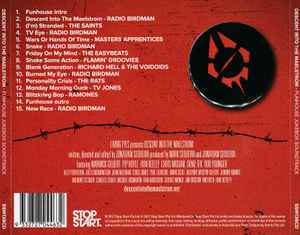 Image of Back Cover of CD - VG+/VG+ - VARIOUS, Descent Into The Maelstrom (The Radio Birdman Story: Funhouse Jukebox Soundtrack) (Stop Start; SSM136CD, Australia & New Zealand 2017, Jewel Case, Booklet), ,  - 3816468C