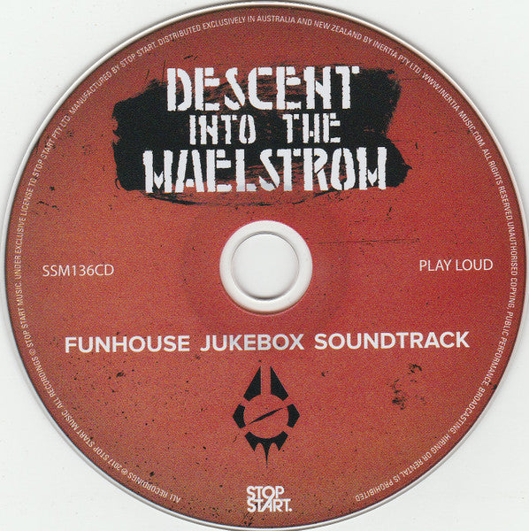 Image of Label Cover of CD - VG+/VG+ - VARIOUS, Descent Into The Maelstrom (The Radio Birdman Story: Funhouse Jukebox Soundtrack) (Stop Start; SSM136CD, Australia & New Zealand 2017, Jewel Case, Booklet), ,  - 3816468C