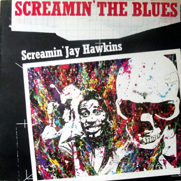 Image of Front Cover of LP - VG/G+ - SCREAMIN' JAY HAWKINS, Screamin' the Blues (Red Lightnin'; RL0025, UK 1982 Reissue), Light marks only,  - 3816241C
