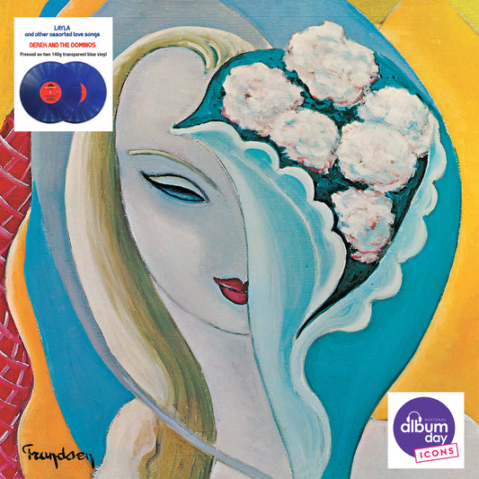 Image of Front Cover of 2xLP - NEW/NEW - DEREK & THE DOMINOS, Layla & Other Assorted Love Songs (UMR; 7417637, UK 2026 Reissue, Transparent Blue Vinyl), , Derek & The Dominos – Layla And Other Assorted Love Songs — 2LP Blue Vinyl Originally released in 1970, this landmark double album features “Layla,” “Bell Bottom Blues” and “Little Wing,” showcasing the legendary collaboration between Eric Clapton, Duane Allman and the band. - 9415891C