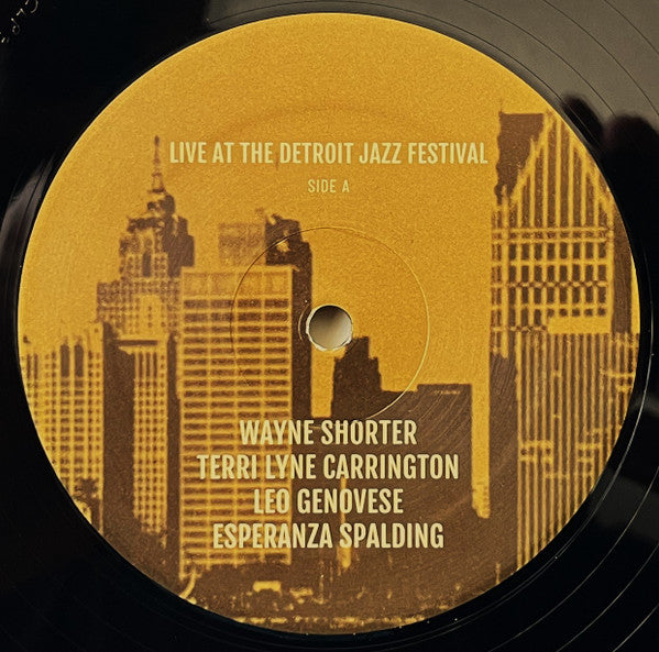 Image of Label Cover of LP - VG+/VG - WAYNE SHORTER, TERRI LYNE CARRINGTON, LEO GENOVESE, ESPERANZA SPALDING, Live At The Detroit Jazz Festival (Candid ; CLP30301, USA & Europe 2022), Superficial marks, plays VG+,  - 3846306S