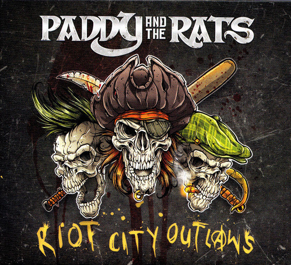 Image of Front Cover of CD - VG+/VG+ - PADDY AND THE RATS, Riot City Outlaws (Nordic Records; NR14, Hungary 2017, Digipak, Booklet), ,  - 3836011E