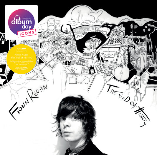 Image of Front Cover of LP - NEW/NEW - FIONN REGAN, The End of History (Nettwerk; , UK 2026 Reissue, Yellow Vinyl), , National Album Day exclusive coloured pressing - Fionn Regan’s The End of History is a landmark debut that helped define a new wave of modern folk, pairing delicate acoustic arrangements with richly poetic, deeply personal songwriting. Released to widespread critical acclaim and earning nominations for the Mercury Prize and beyond, the album introduced Regan as a singular voice - blending Ce