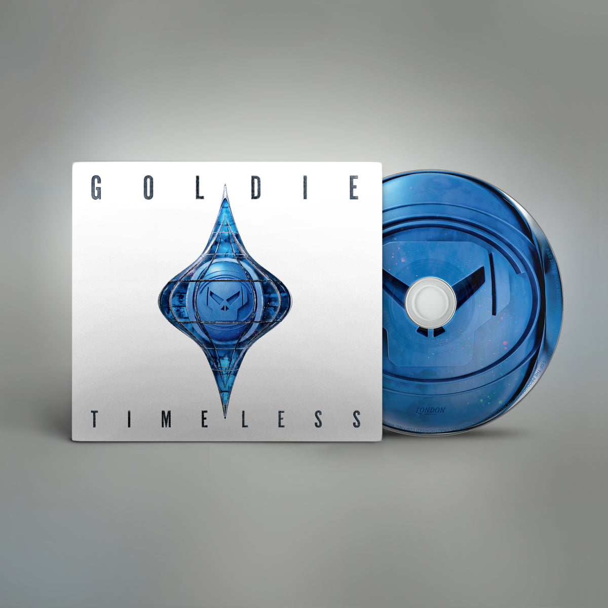 Image of Front Cover of CD - NEW/NEW - GOLDIE, Timeless (London Records; LMS1725997, UK 2026 Reissue), , Goldie’s 1995 debut Timeless is often described as one of the greatest dance music albums of all time. As one of the founders of Metalheadz, one of the most influential drum and bass labels, Goldie helped shape the sound of a generation, and a genre that has spanned over 3 decades.  - 9415913C