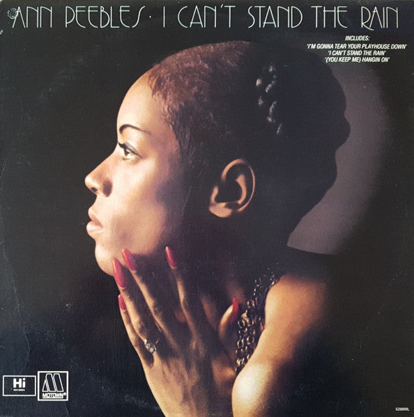 Image of Front Cover of LP - VG/VG - ANN PEEBLES, I Can't Stand The Rain (Motown; 5288ML, US 1982 Reissue), Strong VG with hairline marks only. Company sticker on sleeve.,  - 3846312S