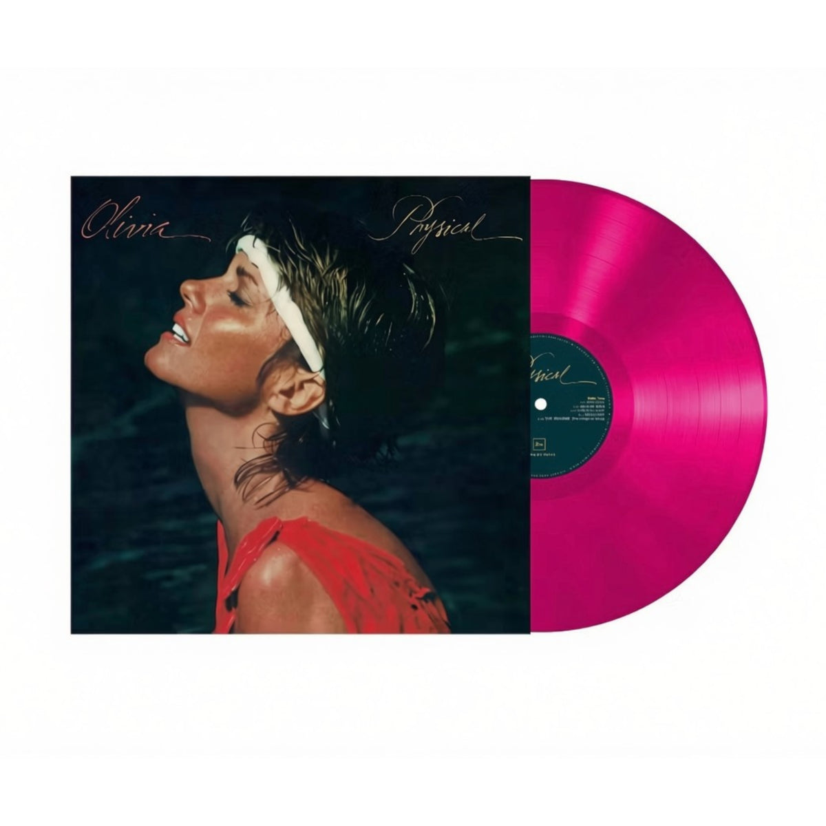 Image of Back Cover of LP - NEW/NEW - OLIVIA NEWTON-JOHN, Physical (Primary Wave; ONJ9024, UK 2026 Reissue, Pink Vinyl), , Celebrating 45 years of the international icon Olivia Newton-John's hit album, “Physical”. Billboard named “Physical” the #1 'Top Songs of the 1980s'.  - 9415957C