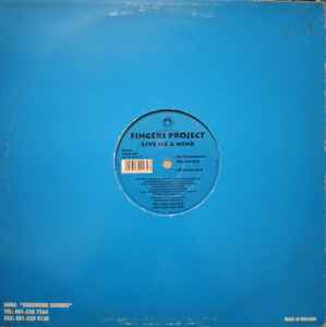 Image of Back Cover of LP - VG/VG - FINGERS PROJECT, Give Me A Wink (Aura Surround Sounds ; SUSSX 027, UK 1996), original comapny sleeve. light marks only. sticker on label,  - 3846336S