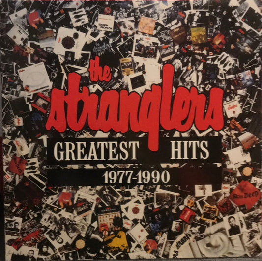 Image of Front Cover of LP - VG/VG+ - THE STRANGLERS, Greatest Hits 1977 - 1990 (Epic; 467541 1, UK & Europe 1990, Inner, Sleeve states "Made in England". Label states "Made in Holland"), Edge Wear, with hype sticker,  - 3846248S