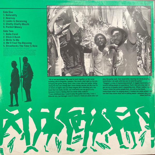 Image of Back Cover of LP - VG/VG - THE GLADIATORS, Vital Selection (Virgin; VX1003, UK 1981), Nice clean copy,  - 3826346E