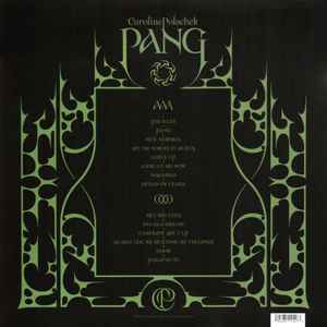 Image of Back Cover of LP - VG+/VG+ - CAROLINE POLACHEK, Pang (Perpetual Novice; PANGLP30, UK & US 2021 Reissue, Poster, 180 Gram Olive Green Translucent Vinyl, Ltd to 2500), ,  - 3846287S