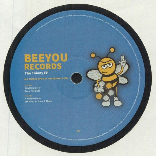 Image of Front Cover of 12" EP - /VG+ - THE BEEYOU CREW, The Colony EP (BEEYOU Records; BEEY 007,  2021), ,  - 3816615C