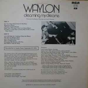Image of Back Cover of LP - VG/VG - WAYLON*, Dreaming My Dreams (RCA Victor; LSA 3247, UK 1975), Strong VG,  - 3826342E