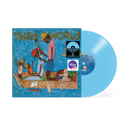 Image of Front Cover of LP - NEW/NEW - THIRD WORLD, Journey to Addis (Universal; 5765230, UK 2026 Reissue, Light Blue Vinyl), , 1LP Blue Vinyl Released in 1978, Journey to Addis marked a major step forward for Third World, further developing the group’s fusion of roots reggae, soul, funk, and international influences. Inspired by themes of African heritage and spiritual connection, the album reflects the band's growing ambition and global outlook. Balancing conscious songwriting with polished musicianship, 
