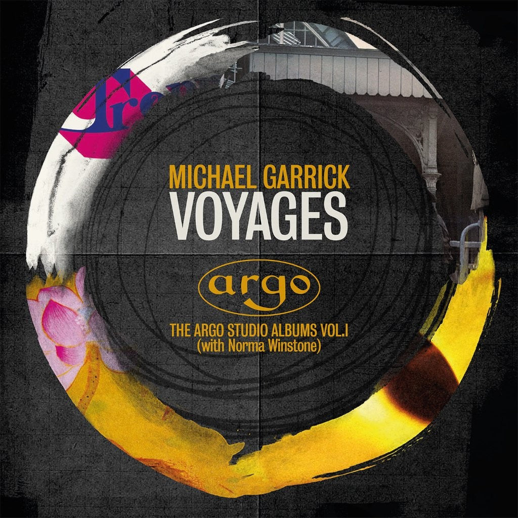 Image of Front Cover of 4xLP - NEW/NEW - MICHAEL GARRICK, Voyages - The Argo Studio Albums Vol. I (with Norma Winstone) (Fontana; 5501163, UK 2026), , Originally released on the Argo Records imprint, each album in this limited edition 4-LP set is reissued on vinyl for the very first time. Remastering is all-analogue, direct from the original stereo master tapes at Abbey Road. The edition, marking the 15th anniversary of Garrick’s passing in 2011, includes original album art, and is accompanied by a 20pp boo