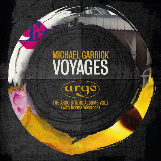 Image of Front Cover of 4xLP - NEW/NEW - MICHAEL GARRICK, Voyages - The Argo Studio Albums Vol. I (with Norma Winstone) (Fontana; 5501163, UK 2026), , Originally released on the Argo Records imprint, each album in this limited edition 4-LP set is reissued on vinyl for the very first time. Remastering is all-analogue, direct from the original stereo master tapes at Abbey Road. The edition, marking the 15th anniversary of Garrick’s passing in 2011, includes original album art, and is accompanied by a 20pp boo