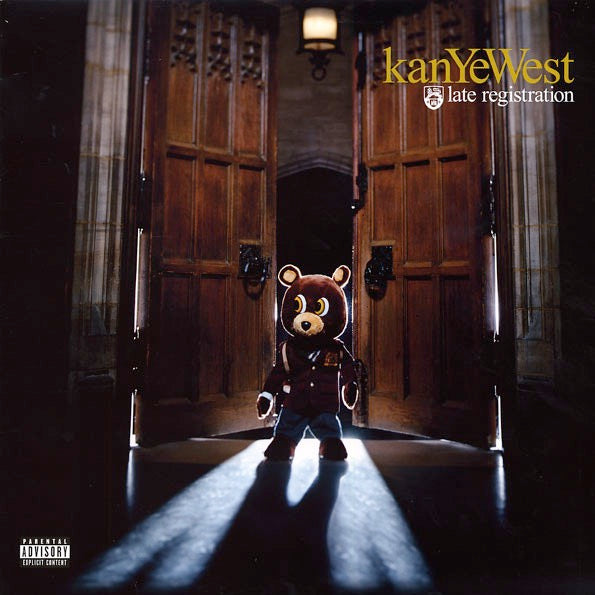 Image of Front Cover of 2xLP - VG/VG+ - KANYE WEST, Late Registration (Roc-A-Fella; 602498824047, Europe 2018 Reissue, No Insert), Ring Wear,  - 3916011C