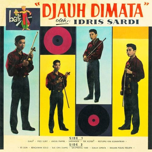 Image of Front Cover of LP - VG/VG - IDRIS SARDI, Djauh Di Mata (Bali Records; ARN-1002, Indonesia ), ,  - S