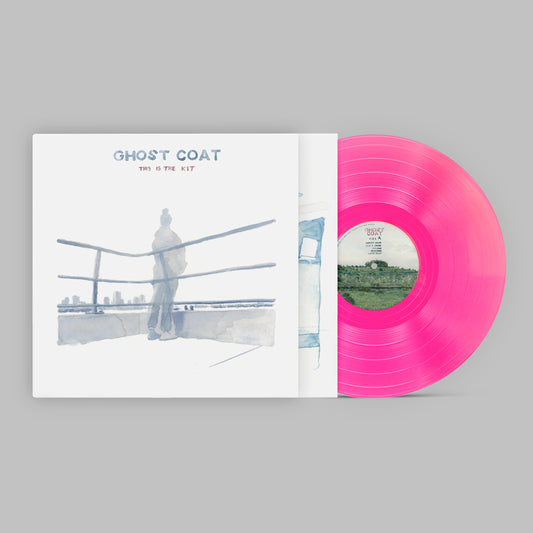 Image of Front Cover of LP - NEW/NEW - THIS IS THE KIT, Ghost Coat (Memphis Industries; MI0851LPX, UK 2027, Indie Poltergeist Pink Vinyl / Indies Only), , This Is the Kit's seventh studio album explores ideas of home, homesickness, friendship and community. Recorded at Rockfield Studios in Wales and self-produced by the band for the first time, Ghost Coat features contributions from Richard Dawson, Sam Amidon, Valentin and Marceau Portron, Ben Howard and Blumi. - 9416078C