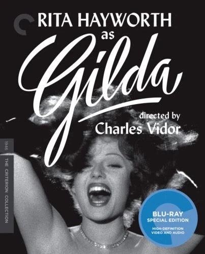 Image of Front Cover of Blu-Ray - VG+/VG+ - CHARLES VIDOR, RITA HAYWORTH, Gilda (The Criterion Collection; 795, US , Poster), ,  - 3936015E