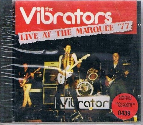 Image of Front Cover of CD - VG+/VG+ - THE VIBRATORS, Live At The Marquee '77 (Dojo Limited; DOLE CD 110, UK 1992, Jewel Case), ,  - 3936004E