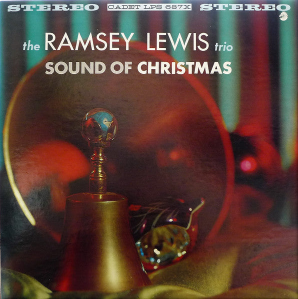Image of Front Cover of LP - G+/VG - THE RAMSEY LEWIS TRIO, Sound Of Christmas (Cadet; LPS-687X, US 1965), Light hairlines. Sleeve has ringwear, discolouration, small bit of front sleeve image torn off.,  - 3926007E