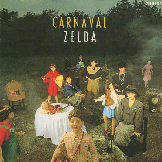 Image of Front Cover of LP - VG/VG+ - ZELDA, Carnaval (Philips; 28PL-64, Japan 1983, Pasteback Sleeve, Insert, NO Obi), Foxing on cover & Insert,  - 3946011S