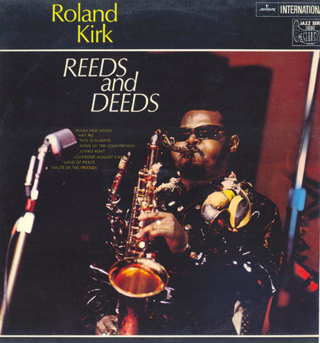 Image of Front Cover of LP - VG/VG - ROLAND KIRK, Reeds And Deeds (Mercury; SMWL 21032, UK 1963), ,  - 3926009E